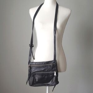 Hobo | Black Leather Crossbody